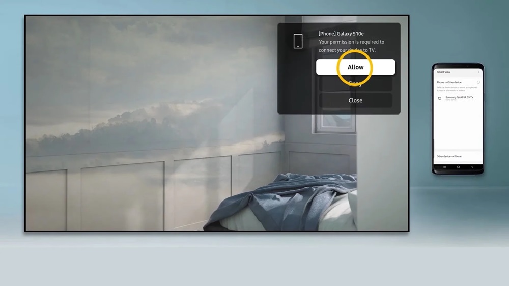 اتصال گوشی سامسونگ به تلویزیون با Smart View